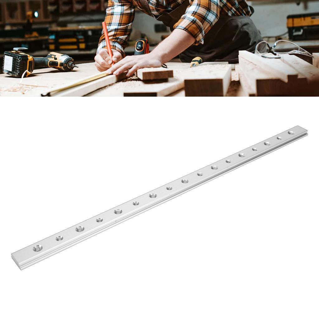 450mm T Slot Jig Miter Track Woodworking Aluminum Alloy Miter T Track for   Modification