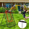 Adjustable 7x4ft Volleyball Net - Multi-Sport Rebounder for Lacrosse/Baseball/Soccer/Tennis, Backyard Hitting & Serving Practice