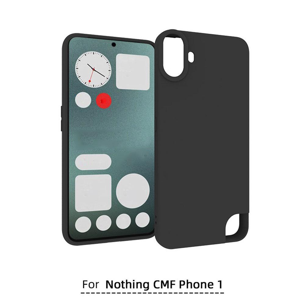 

For Nothing CMF Phone 1 TPU Мягкий защитный чехол для задней панели Матовый пыленепроницаемый чехол с текстурой Shock U4D2