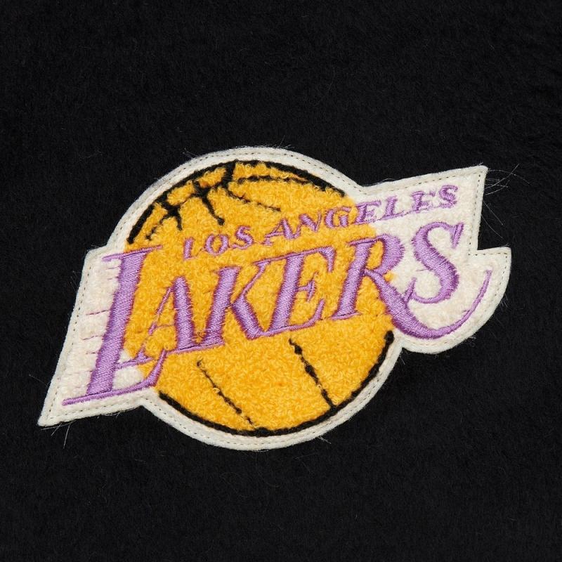 Mitchell Ness X NBA Jacket Unisex Black JK8458-LALBLCK