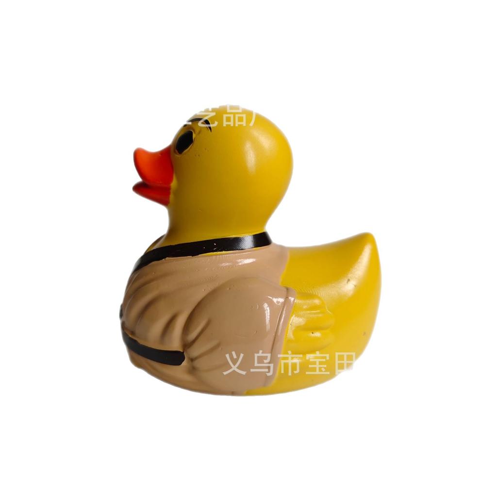 New Resin Duck Statue Ornament Shaolin Monk Duck Home and Party Decoration Resin Crafts