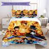 Starring the classic Japanese cartoon ONE PIECE Monkey D. Luffy provides comfortable bedding covers and pillowcases for home use (without core) K18