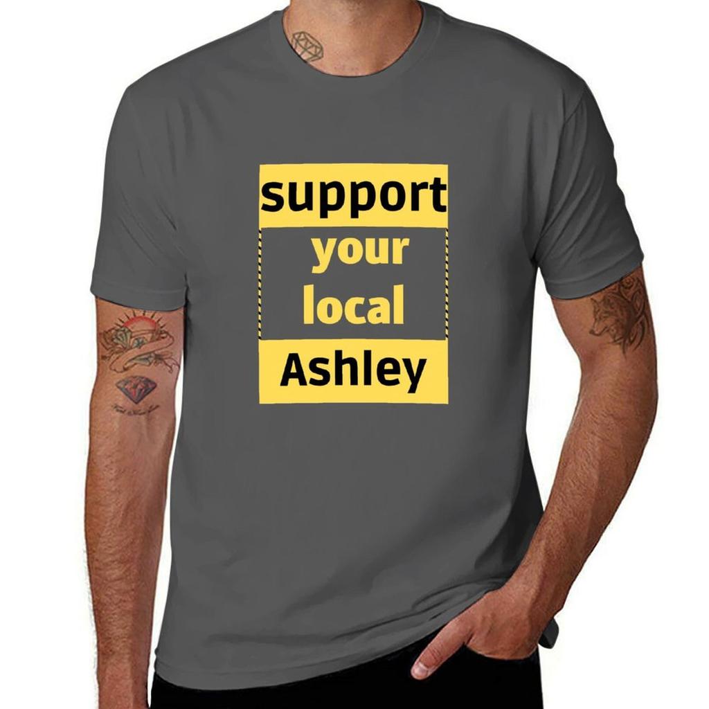 Funny Support Ashley Tshirt Breathable Gym Short Sleeve Tshirt