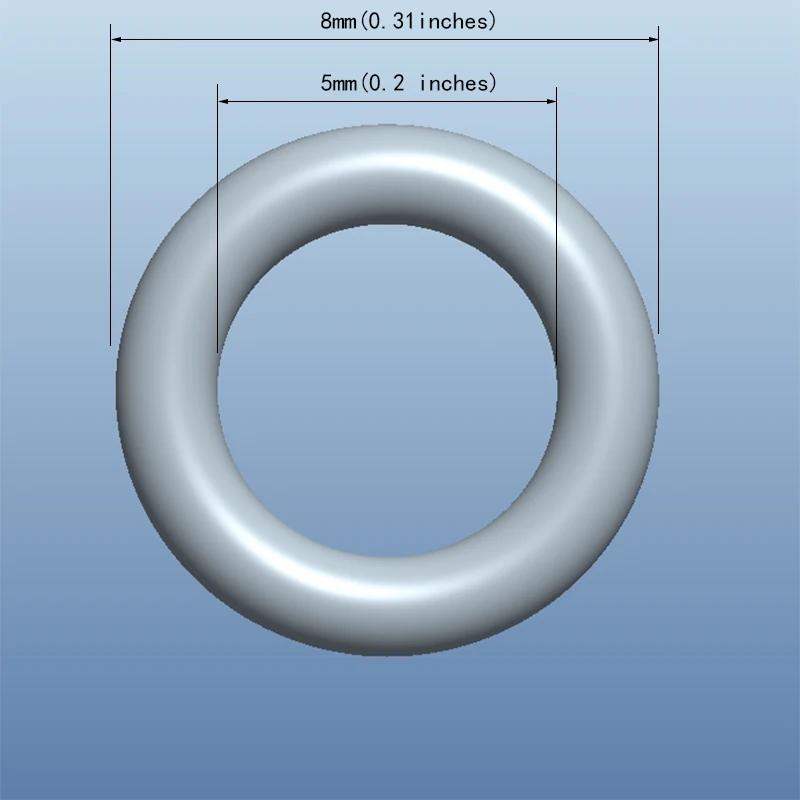 130 ST Genomskinliga Gummi O-ringar Tätningspackningar Switch Dämpare - Perfekt för Mekaniska Tangentbord & Cherry MX Switchar!