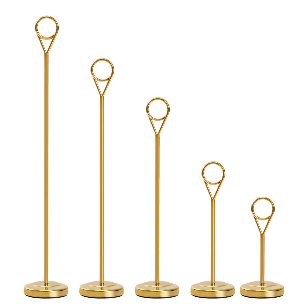 Suport suport pentru carduri de loc pentru nuntă și banchet din oțel inoxidabil