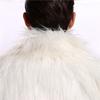 Men's Mid-Length Faux Fur Coat with Faux Fox Fur Collar - 2020 Autumn/Winter Casual Fashion.