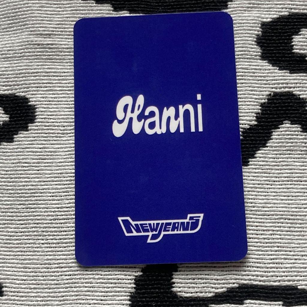 [USED] NewJeans NewJean Song Festival Hani OMG SBS Sanok Trading Card