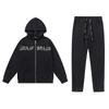 Trapstar Embroidered Hoodie & Sweatpants Set - Unisex Winter Velvet Trend