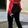 Women's Jeans Retro Color High Waisted Slim And Sexy Design Jeans