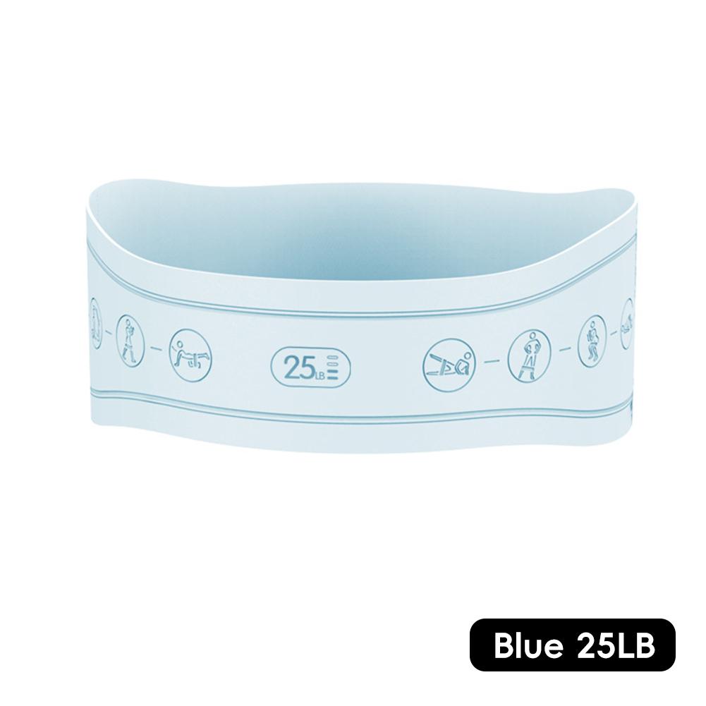 1PC 15/25/35/50LB Yoga Pilates Silicone Elastic Band Women's Hip Lifting Stretch Resistance Band Home Fitness Products