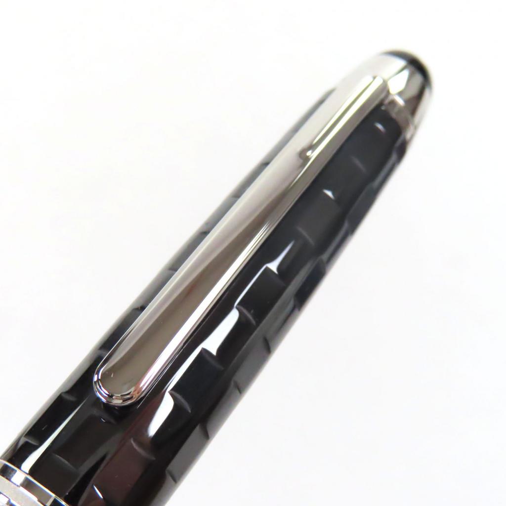 Excellent MONTBLANC fountain pen Meisterstück Solitaire Black Prisma Classic Used