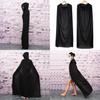 Halloween Cloak Cosplay Grim Reaper Vampire Witch Wizard Robe Party Adult Children Black Cloak Cape