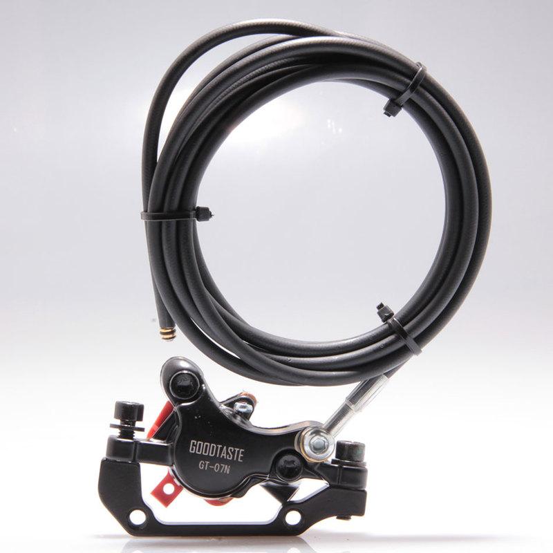 Right Disc Rear Brake Caliper Base A 160 B 140 Hydraulic Lower Pump Electric Bike Custom Tubing Length Riding Accessories