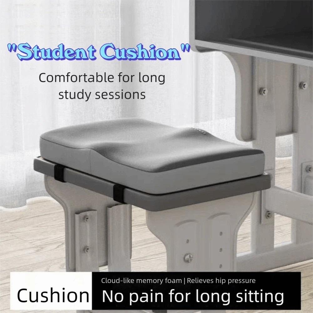 Comfort Memory Foam Office Cushion Solid Color Tailbone Support Chair Cushion Anti Hemorrhoid Cushion Office Use