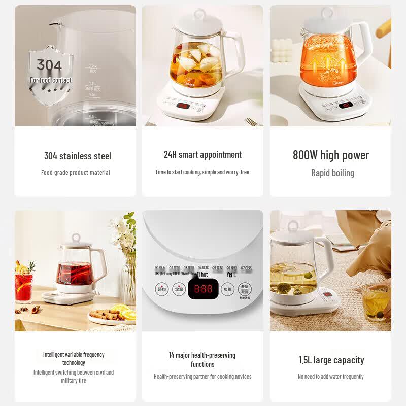 Midea 1.5L Smart Health Pot