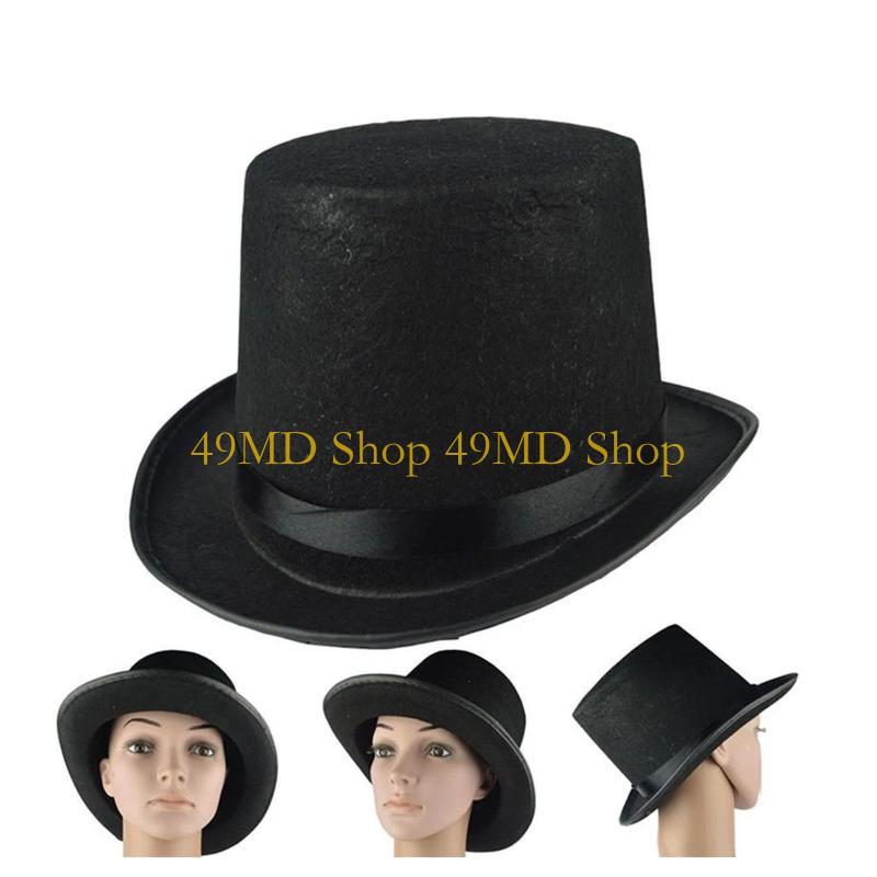 49MD Black Top Hat Bowler Top Hat Magician Top Hat Magician Performed Hat Stage