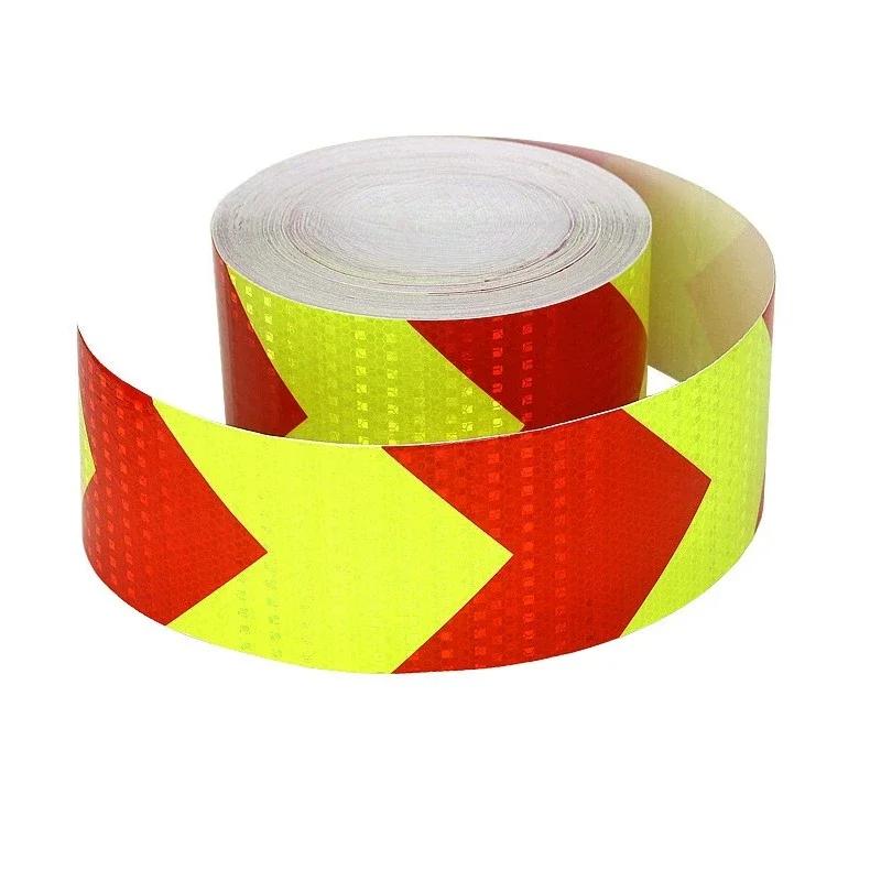 5x300cm Arrow Reflective Tape Car Sticker Safety Warning Mark Self Adhesive Tape