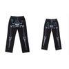 Mens Hip Hop Streetwear Wide Leg Jeans Casual Fall Youth