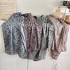 Autumn and Winter Floral Scarf Korean Version Cotton and Linen Scarf Women's Breathable Shawl Artistic Retro