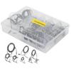 75pcs Sea Fishing Rod Guide Set Tip Repair Kit Fishing Rod Parts Fishing Accessory