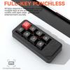MKESPN K815B 8-Key RGB Mechanical Numeric Keyboard Hot-Swappable Compact Gaming Keypad