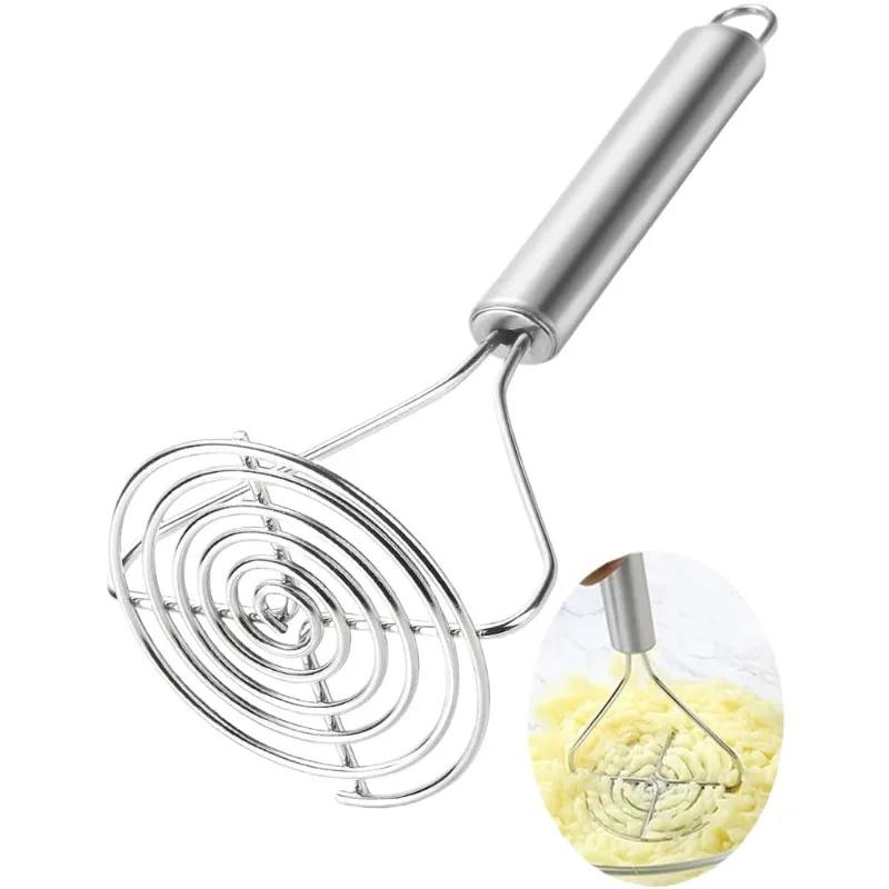 

1 шт. Картопляний товкач з нержавіючої сталі, картопляний комбайн, ручний товкач для картопляного пюре 1Pc