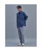 SHIFT.G Garment Dyed Cotton Slacks Blue