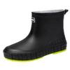 Japanese Style Women's Lightweight Waterproof Galoshes - Non-Slip Short Ankle Rain Boots