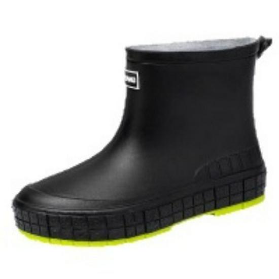 Japanese Style Women's Lightweight Waterproof Galoshes - Non-Slip Short Ankle Rain Boots