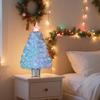Mini Fiber Optic Tabletop Christmas Tree with Transparent Star Topper YUETJIN 60 cm high Color tree