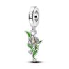 Flowers Series S925 Sterling Silver Sunflowers Tulip Carnation Charms Fit Original  Bracelet  For Women Jewelry Making