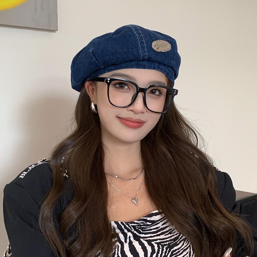 Fashion Autumn Woman Beret Hat Ladies Outdoor Windproof Hats for Women Winter Casual Sun Protection Cap