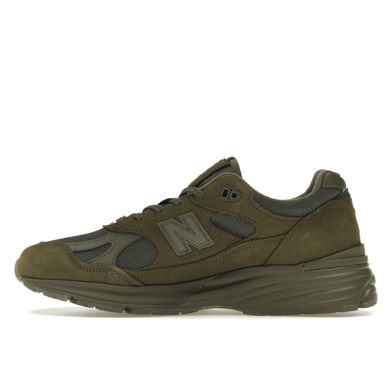 Stone Island X New Balance 991v2 Made In England Ghost Pack - Military Green Unisex Sneakers U991SC2