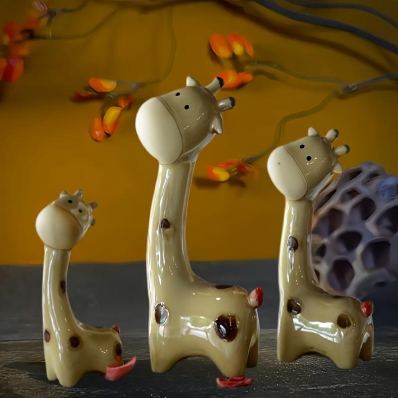 

3Pcs Deer Figurines,Statue Decorations - Suitable for Garden, Living Room, Tabletop Decoration, Enhancing The Family Atmosphere