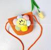 Adorável Bolsa de Palha 2025: Bolsa Transversal de Verão Infantil para Férias à Beira-Mar