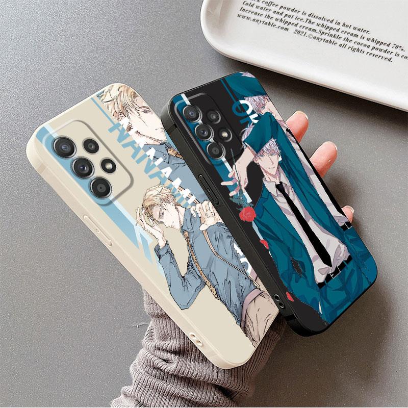 Giappone Anime Jujutsu Kaisen Per Il Caso di Samsung Galaxy A50 A01 A70 A11 A21s A71 A03s A31 A02 A51 Piazza Liquido armatura Soft Cover