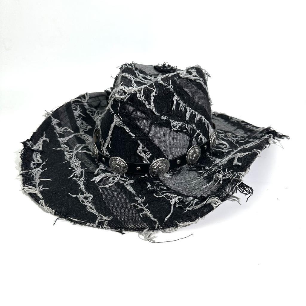 Accessories Western Cowboy Straw Hat Retro Ethnic Style Jazz Hat Men'S And Women'S Hats Sun Protection Hat Sun Hat