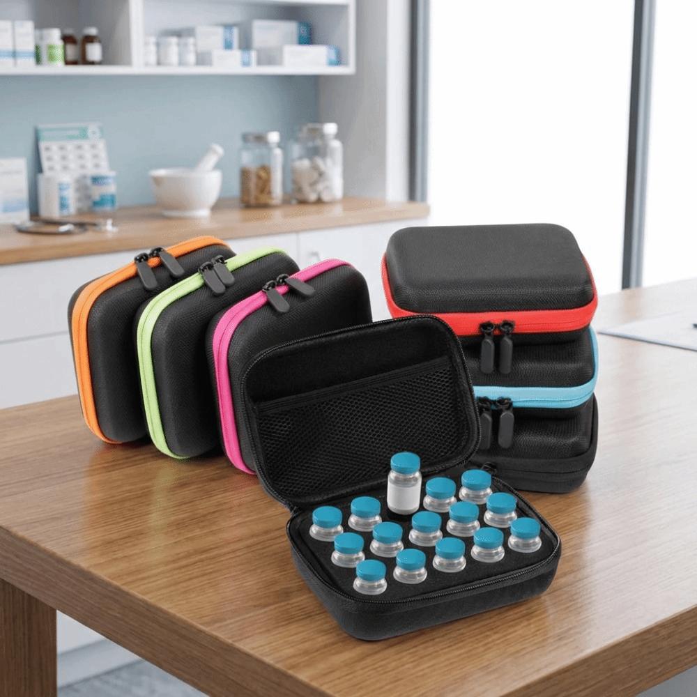 15 Slots Insulin Vial Protector 10ML Essentials Oil Case Durable Insulin Organizer Diabetes Care