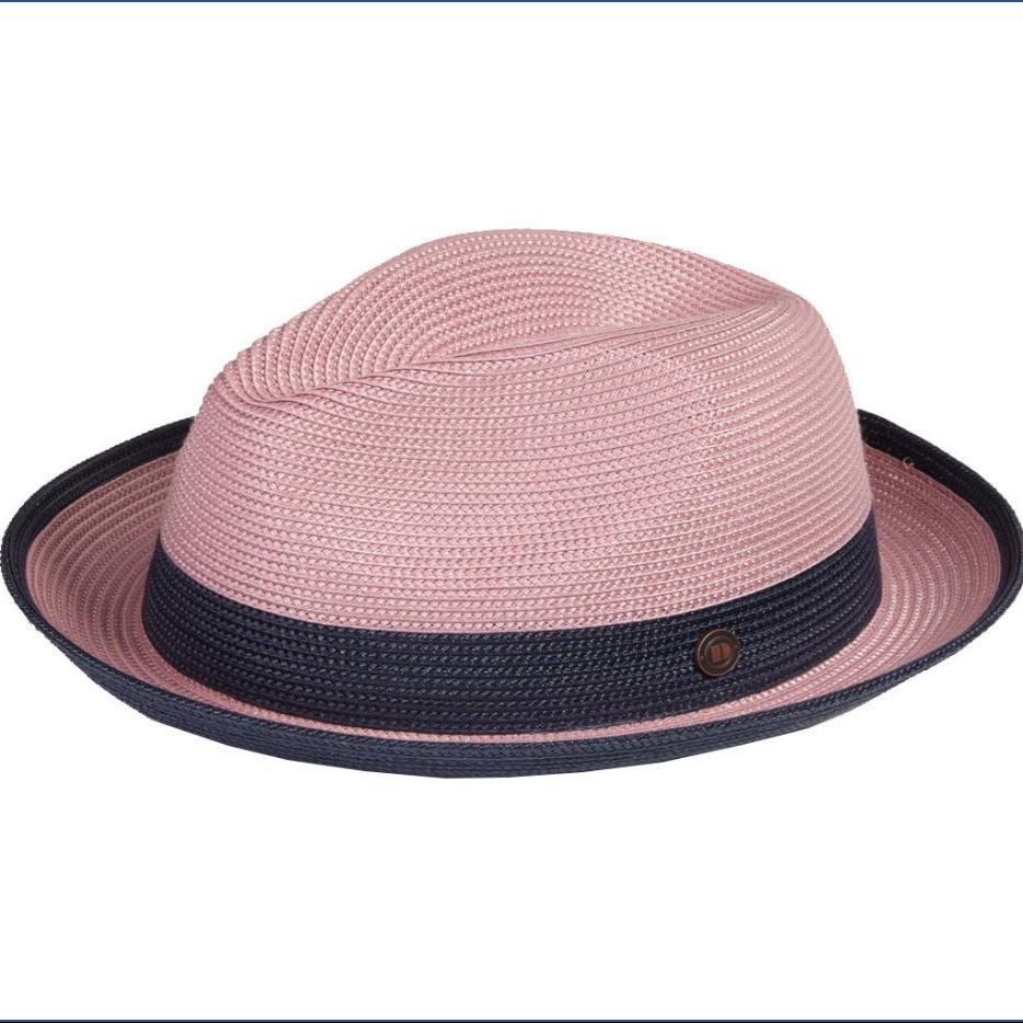 Sommerlicher Sonnenschutz: Strohhut mit Sonnenschutz, Jazz-Stil, britischer Strandhut, Strohhut