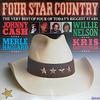 Disque vinyle JOHNNY CASH WILLIE NELSON MERLE HAG Four Star Country NE1278 KTel 1984 Irlande Rock Occasion