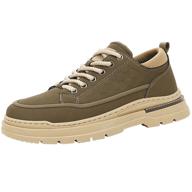 

Fashion Tooling Boots Keep Warm Men s Snow Boot Trendy All-match Men Biker Shoes Anti-slip Lightweight British Style New Arrival 44 хакі