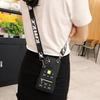 3D Wallet Silicone Bag Phone Case For iPhone 8 7 6 6s 5 Plus X XR XS Max SE With Crossbody Lanyard Strap Cover
