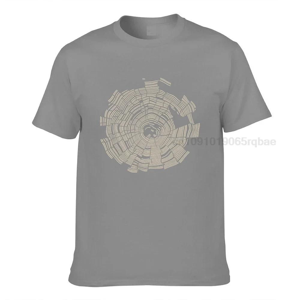 Adult Tshirt Idaho Tree Rings Triblend Unisex Cut Cotton Casual Unisex T Shirt Unisexs Tee Shirts Tops