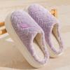 Men's and Women's Thickened Cotton Slippers: Fleece-Lined, Heel-Covering, Warm Indoor Shoes for Winter.