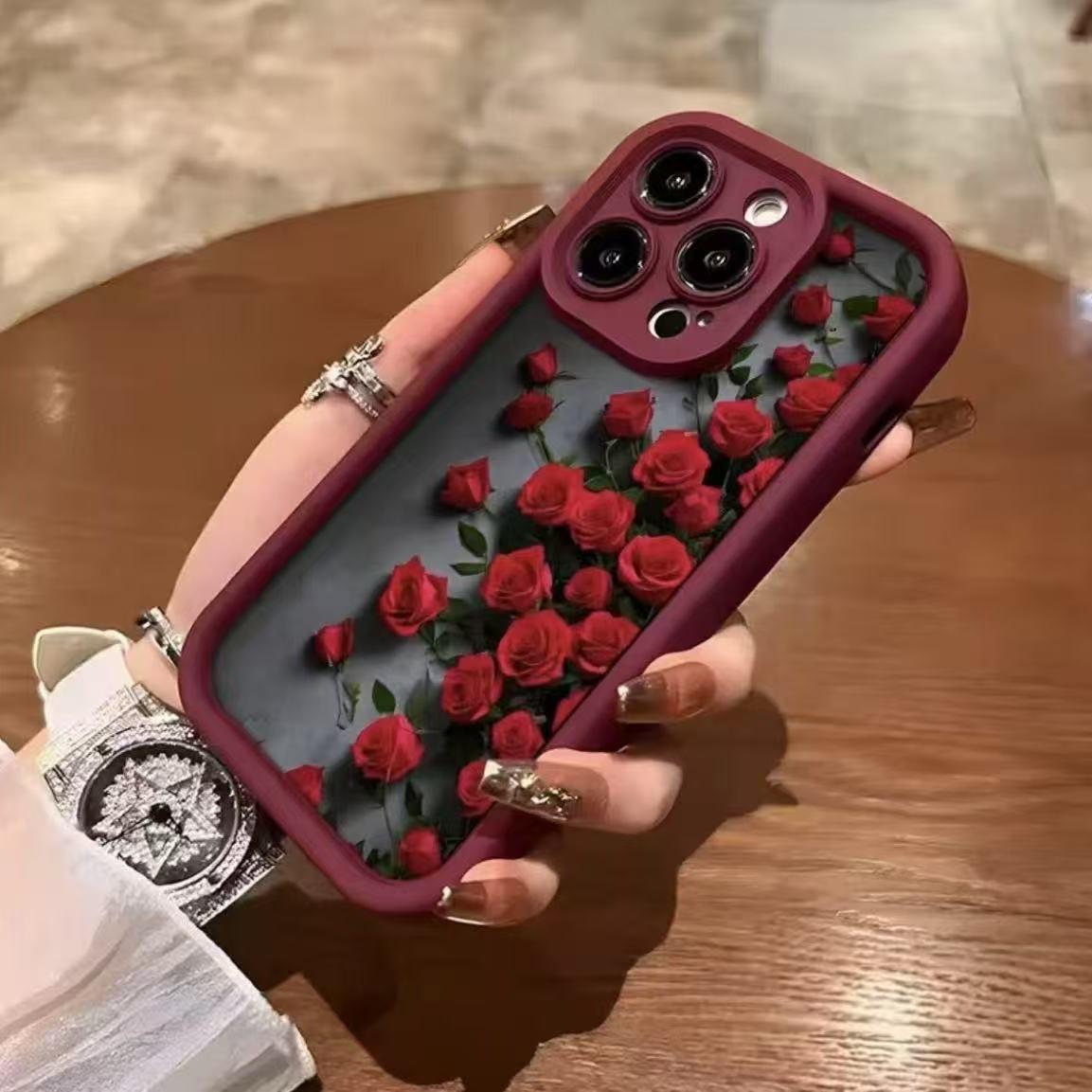 

Чехол для iPhone 17 Pro Max Icefield Rose - Совместим с моделями iPhone 14, 15 и 16 iPhone XS Max
