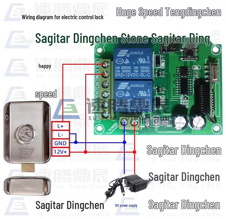 Waterproof Wireless 2-Button Remote Control Switch for 220V/380V Water Pump Motor