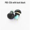 PBS-33A 12MM Waterproof Round Locking Button Switch