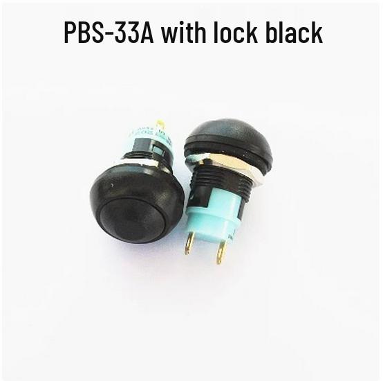 PBS-33A 12MM Waterproof Round Locking Button Switch