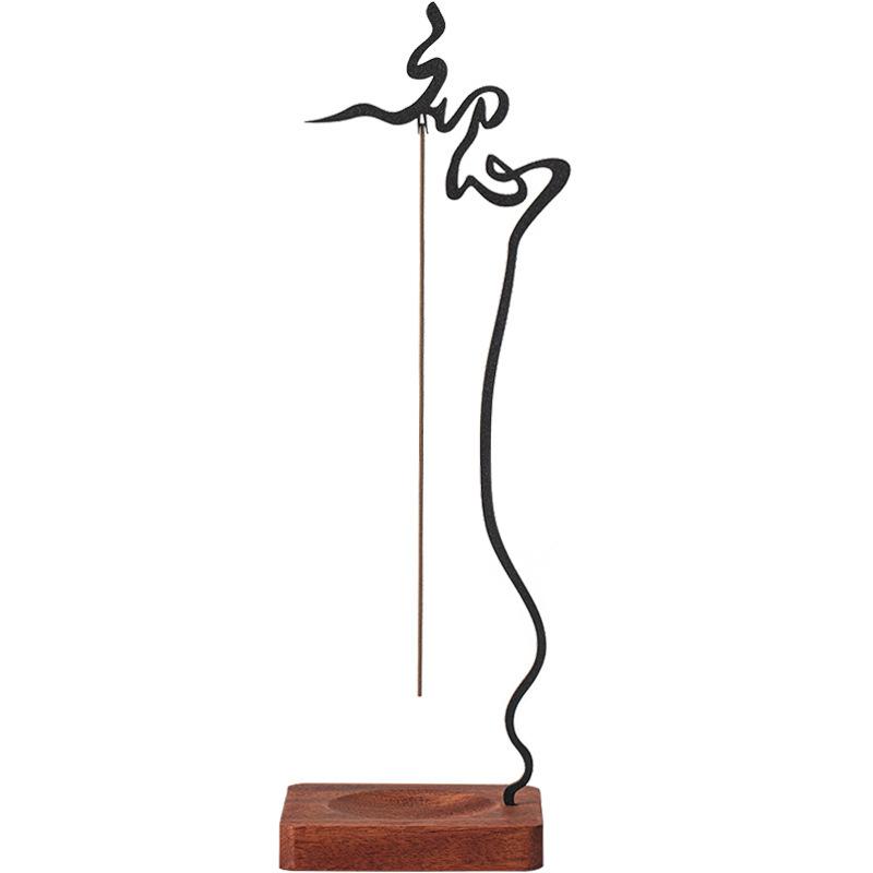 Zen Hanging Incense Sticks Holder Original Aspiration Sandalwood Incense Burner Tearoom Home Decor Ornaments