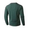 Men'S Button Up Long Sleeved Fashionable Casual Sports Top